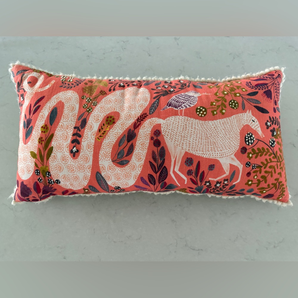 Anthropologie saga lumbar pillow
